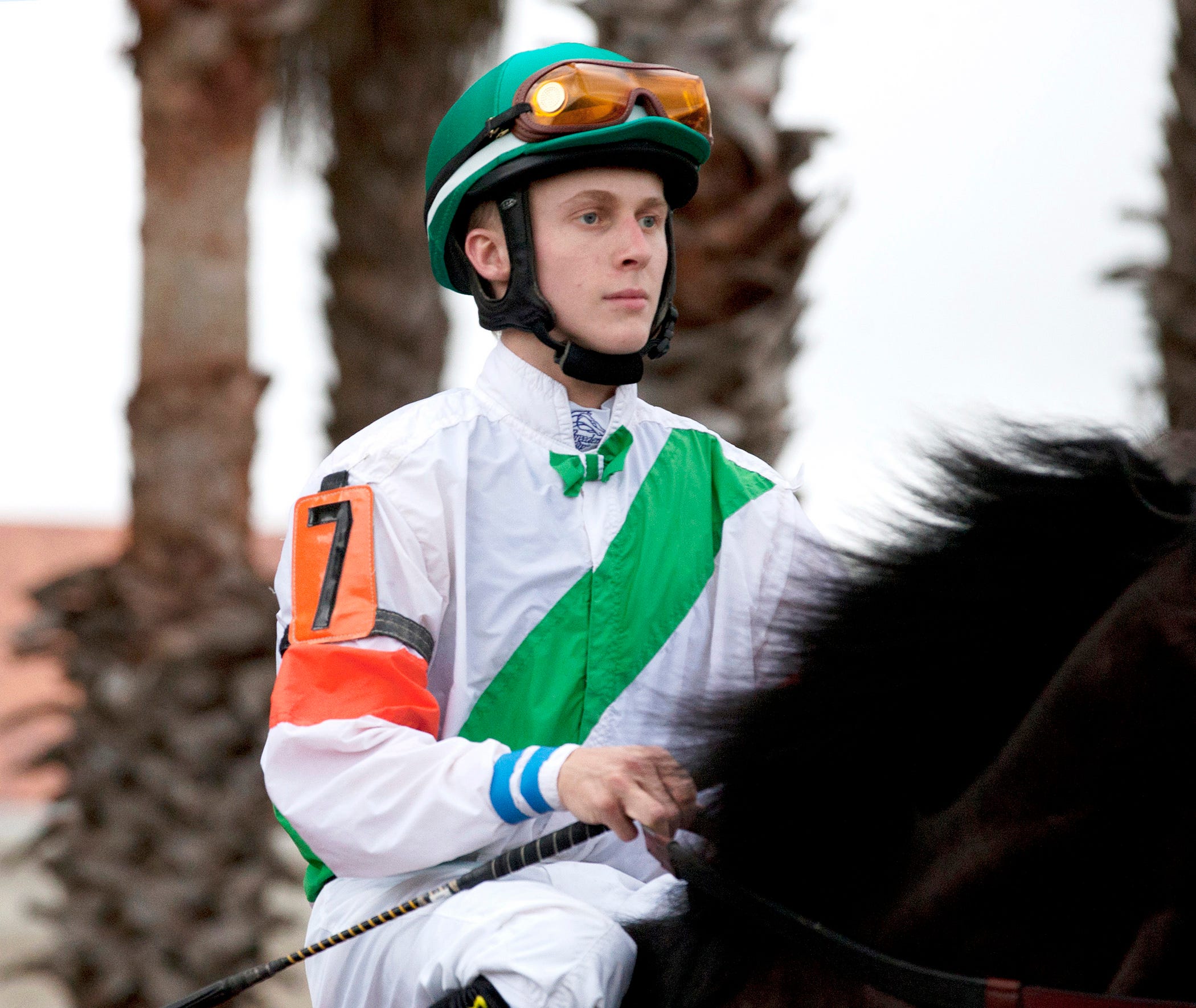 Jockey Dylan Davis scores double dad, wins race